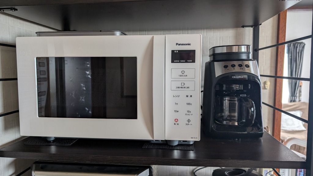 パナソニック NE-FL1C-W 単機能レンジ 22L 50・60Hz ホワイト