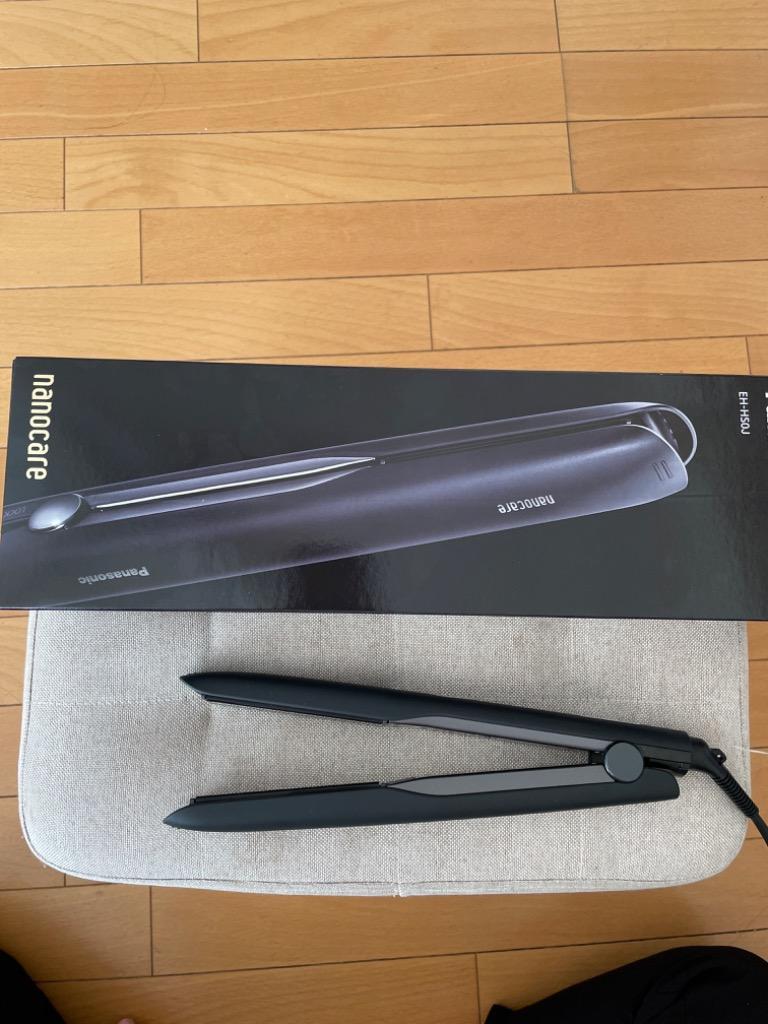 週末限定値下げ 新品同様 Panasonic EH-HS0J-K ヘアアイロン+