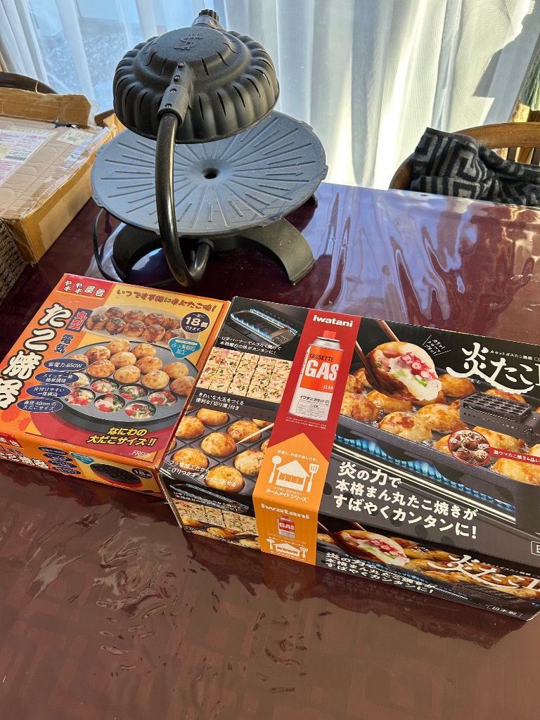 Iwatani カセットガスたこ焼器 炎たこII CB-ETK-2 ×1台 たこ焼き