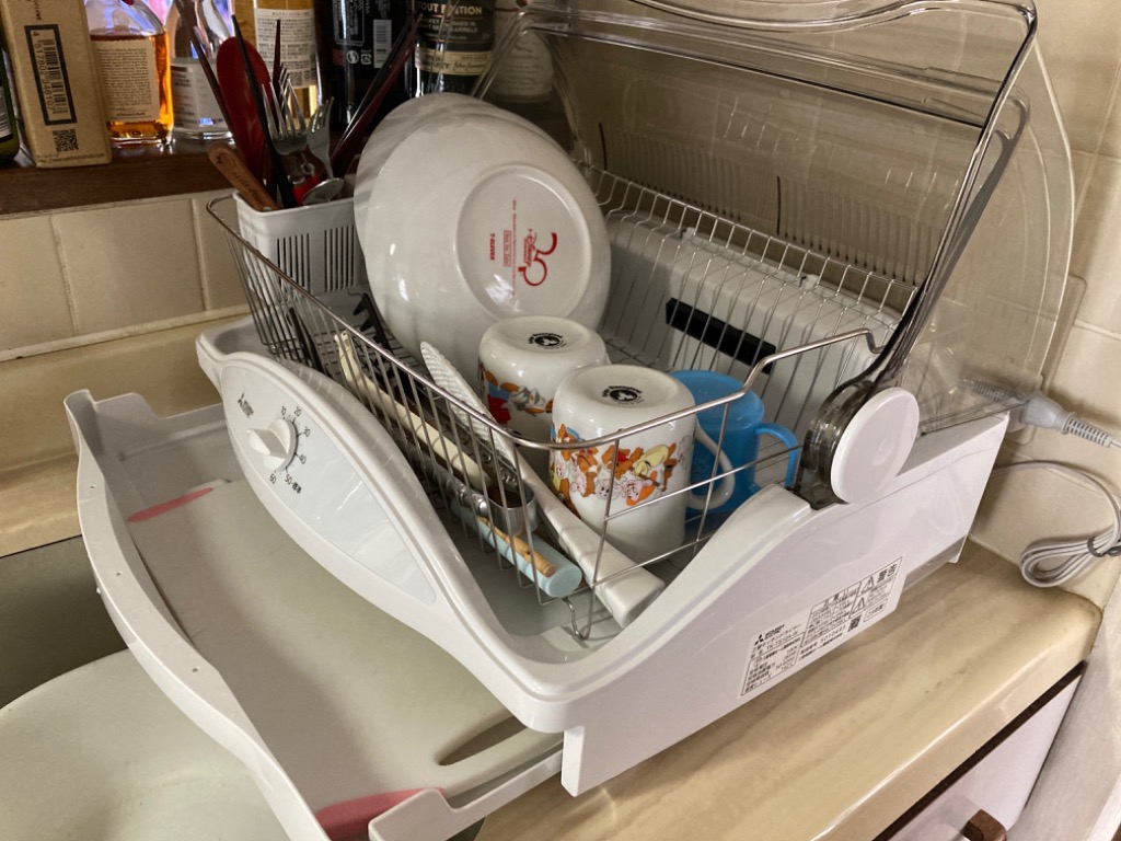 三菱電機 TK-TS10A-W キッチンドライヤー 食器乾燥機 ホワイトTKTS10AW