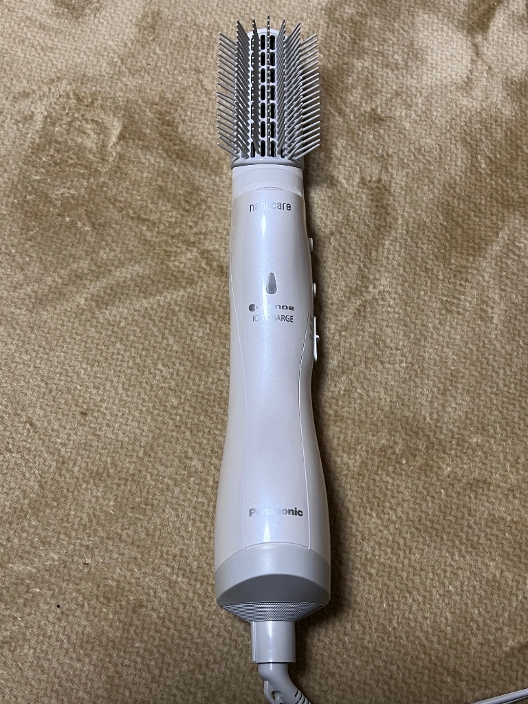 パナソニック　くるくるドライヤー　ナノケア　ホワイトEHKN7JW 楽天市場】パナソニック EH-KN7J-W くるくるドライヤー ナノケア