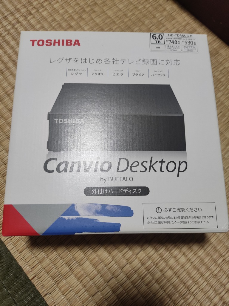 Canvio HD-TDA6U3-B 外付けHDD 6TB ブラック : 7155003016
