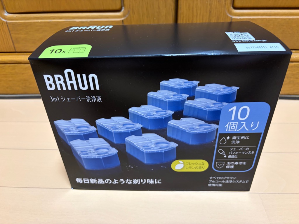 BRAUN CCR10 ブラウン 3in1 シェーバー洗浄液 システム専用洗浄液