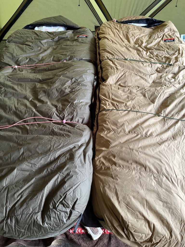 ほ*ー様 ナンガ NANGA オーロラ 800DX カーキ　3ten 寝袋　シュ NANGA （即納）AURORA 800DX KA-L (NANGA/ナンガ) 別注 オーロラ