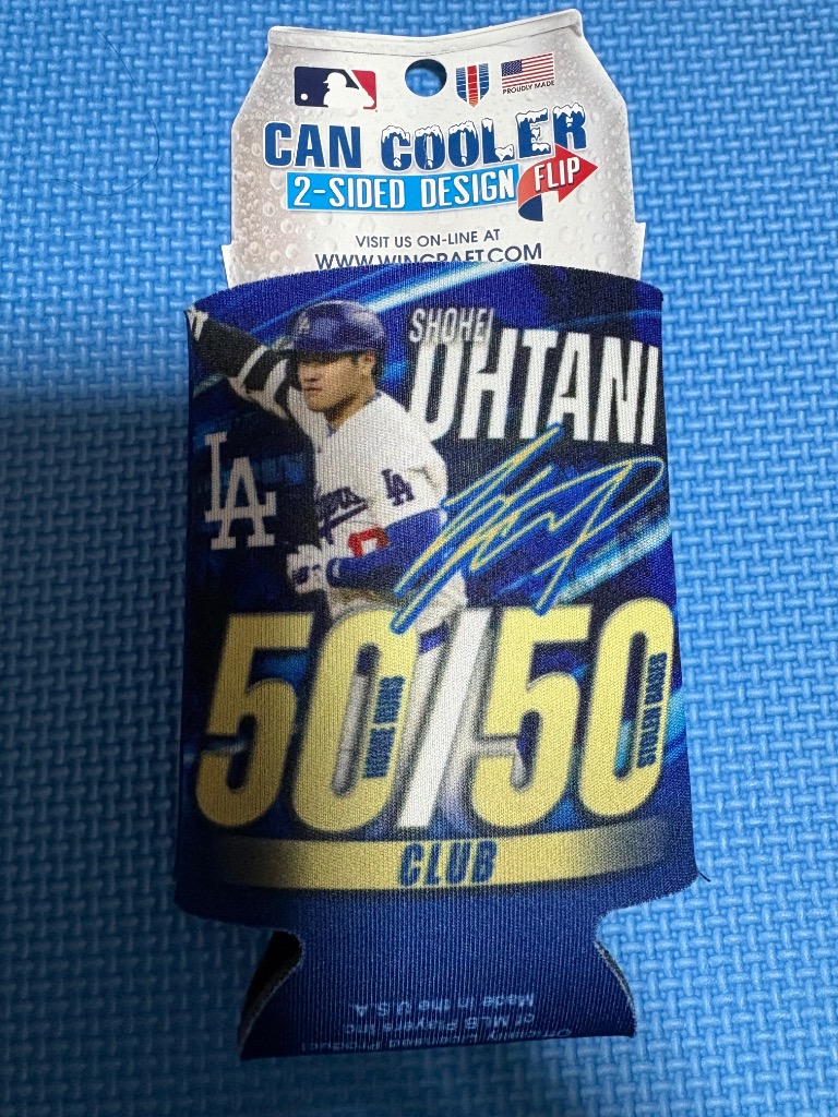 ドジャース 大谷翔平 50-50 缶クーラー Wincraft社】大谷翔平 ドジャースグッズ SHOHEI OHTANI