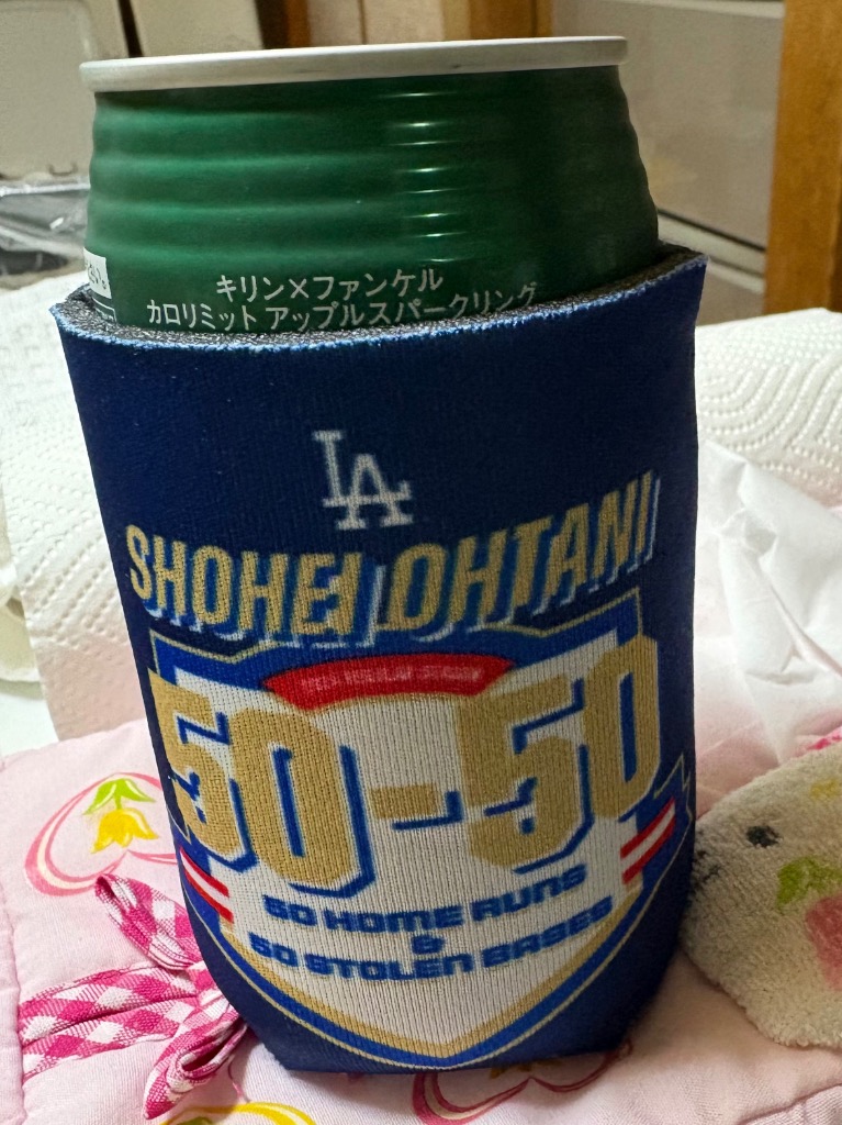 50/50 大谷翔平 50-50 缶クーラー 公式 ロサンゼルスドジャース