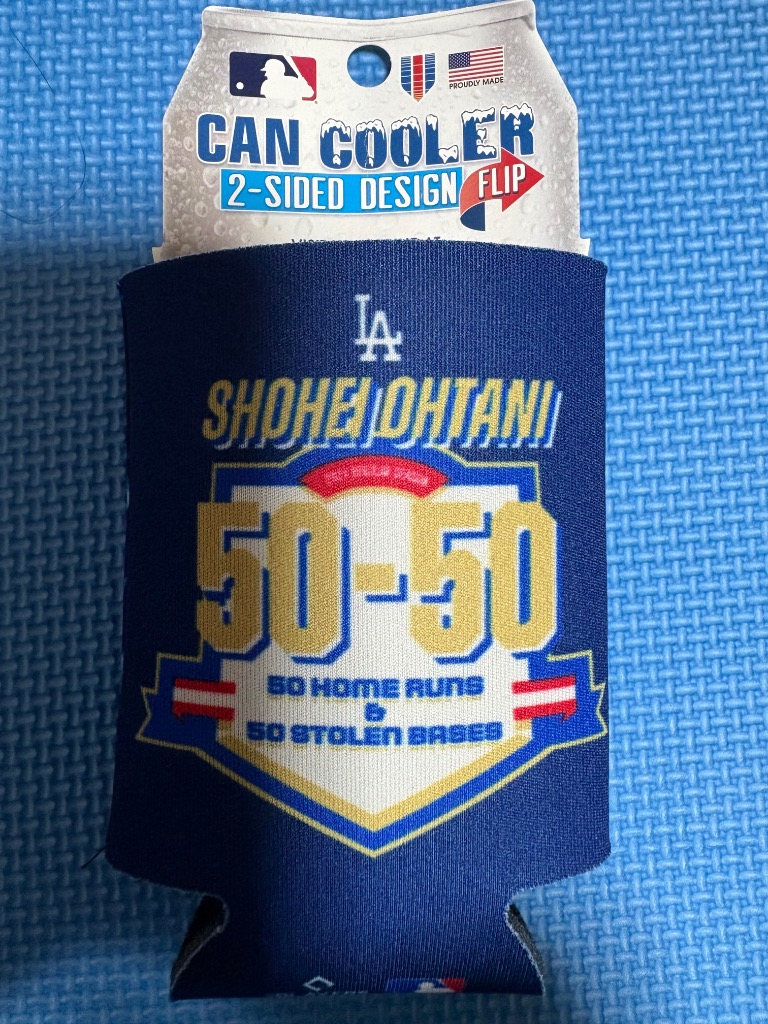 ドジャース 大谷翔平 50-50 缶クーラー 楽天市場】ドジャース 大谷翔平 50-50 達成記念 缶クーラー 保冷