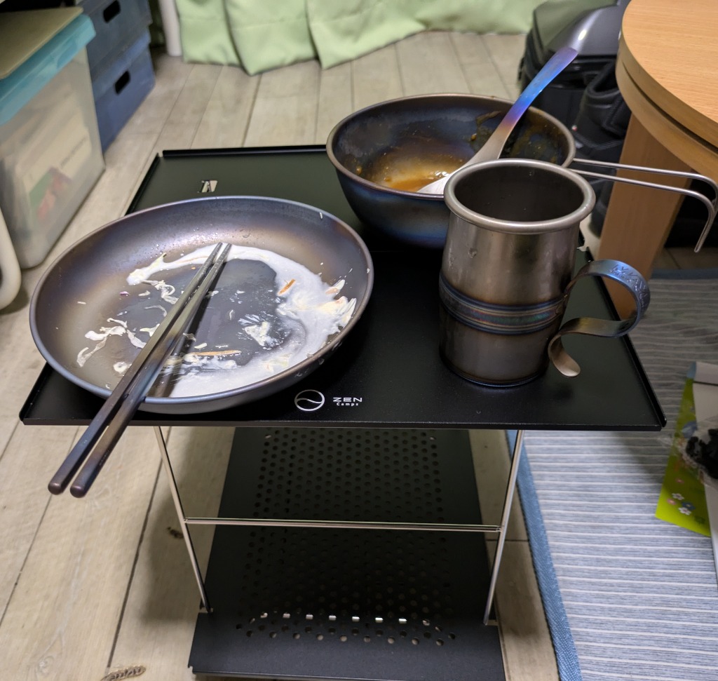 ZEN Camps Air-2 Table アウトドアテーブル 本体 ブラック