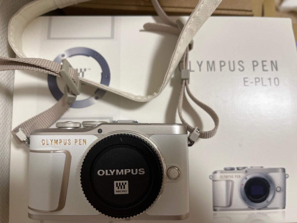 OLYMPUS PEN E-PL10 ボディ ホワイト オリンパス ミラーレス一眼カメラ olympus コンパクトボディー 一眼カメラ 白 ボディー