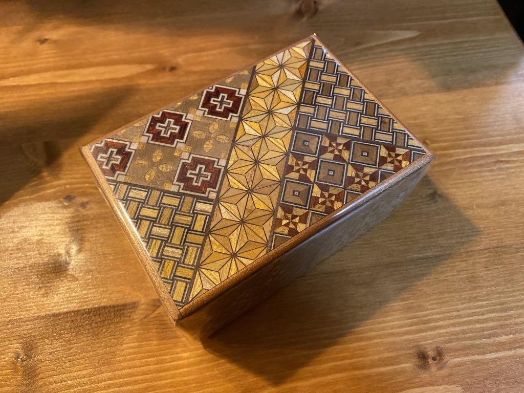 寄木細工 秘密箱 9回仕掛け 貯金箱 : 箱根寄木細工 - 通販 - Yahoo