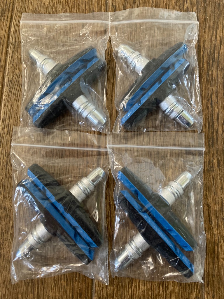 ブレーキシュー 8個セット 自転車 自転車用ブレーキパッド V