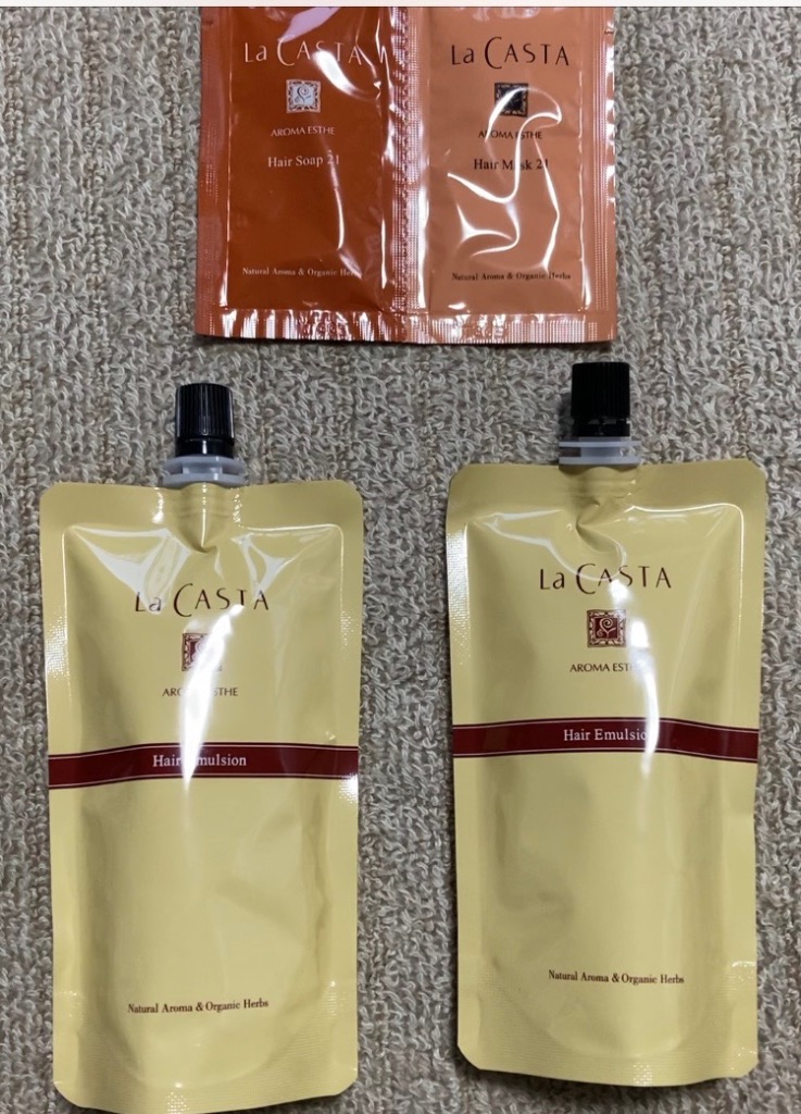 【限定SALE☺︎新品未使用】ラ・カスタ ヘアエマルジョン リフィル 2点セット 数量限定】ラ・カスタ lacasta ヘアエマルジョン＆リフィル