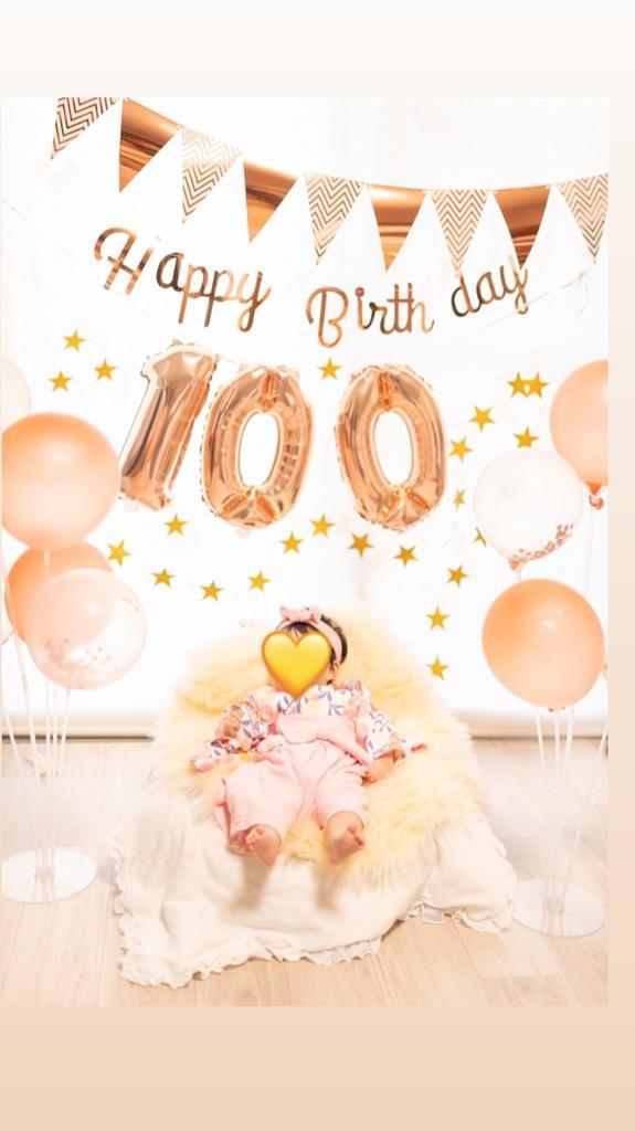 誕生日 飾り付け バルーン 100日 ハーフ 1歳 百日祝い 飾り 風船 