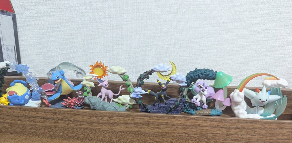 ポケットモンスター ポケモン Circular diorama collection 6個