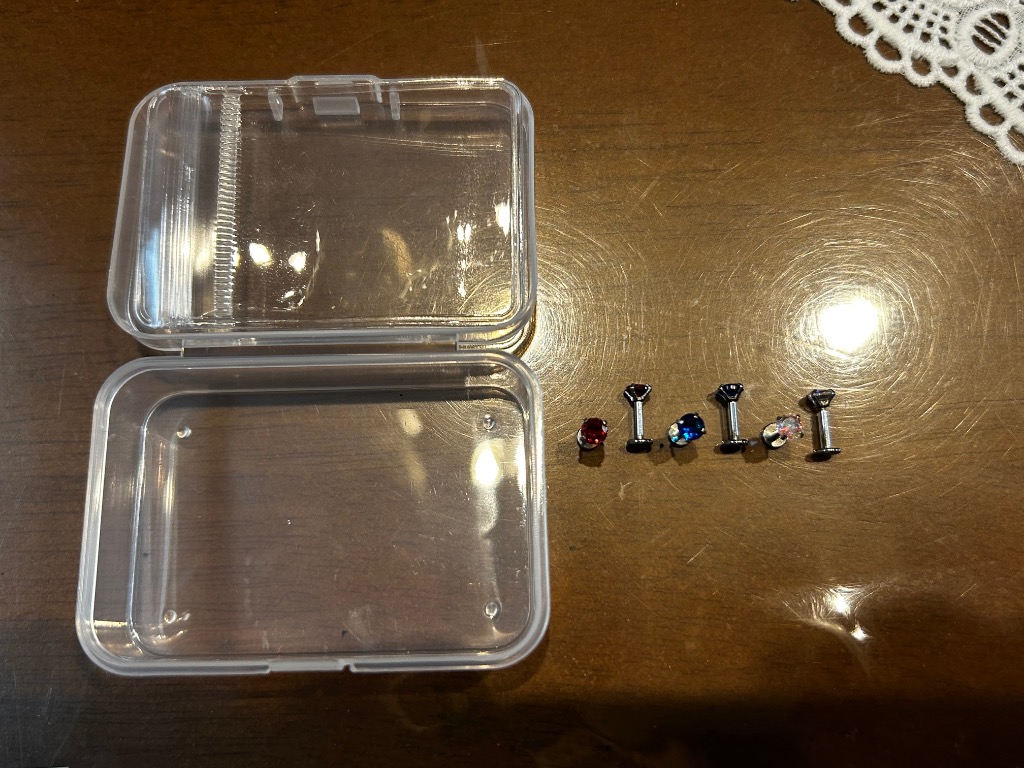 2個セット)ピアス ボディピアス 14G 16G 18G 金属アレルギー 2個セット)ピアス ボディピアス 14G 16G 18G 金属アレルギー