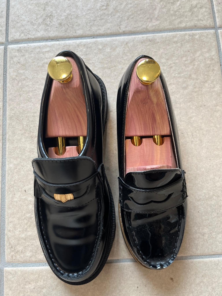 PRADA ブラック ドレスシューズ 木製シューツリー付き　28.5サイズ PRADA ブラック ドレスシューズ 木製シューツリー付き 28.5サイズ