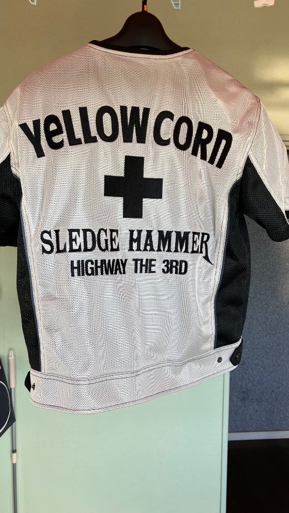 正規品】5点パッド付イエローコーン メッシュTシャツジャケット