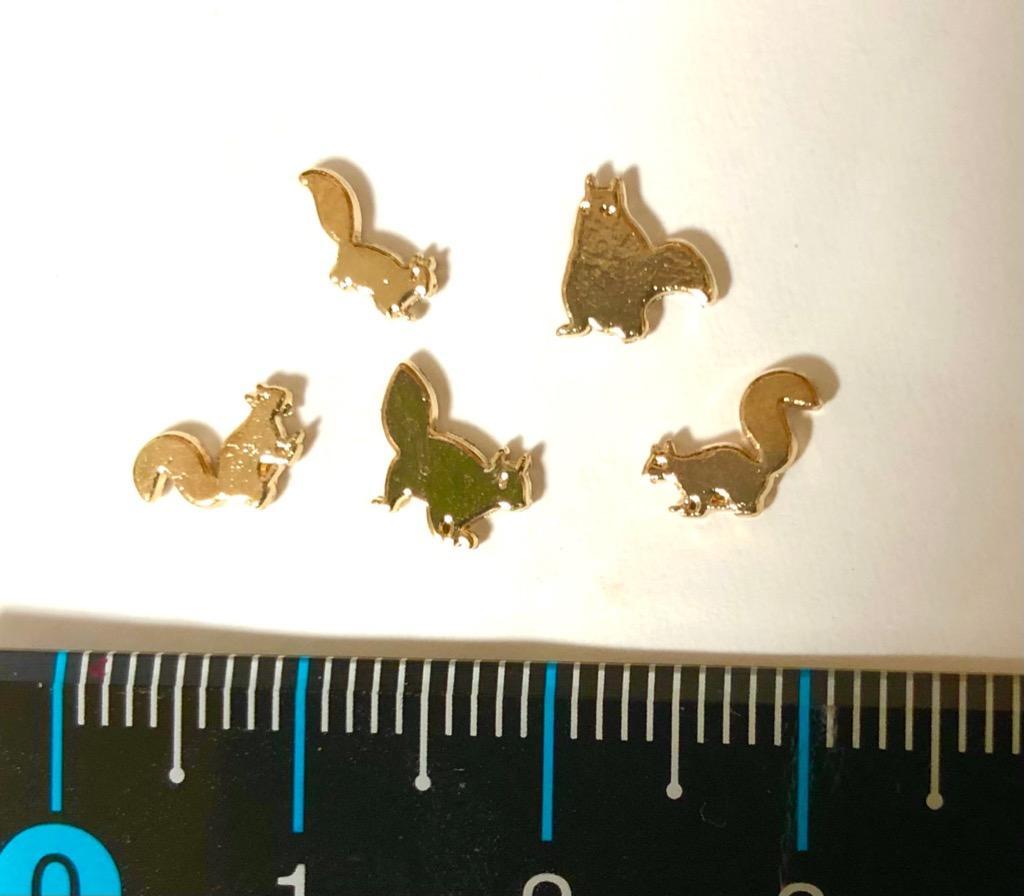 レジン用封入パーツ 多種のリス ミニチャーム【20g】ゴールド :M1817:ビーズアンドパーツ - 通販 - Yahoo!ショッピング