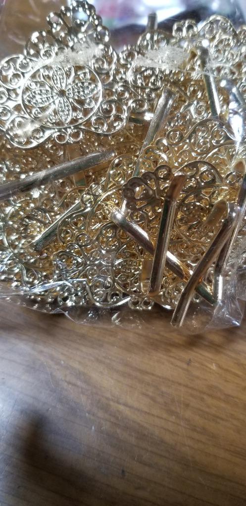 ポニーフック ヘアアクセサリー 座金付 透かしロング 23×45mm ゴールド【50ヶ】 :M2914-50:ビーズアンドパーツ - 通販 -  Yahoo!ショッピング