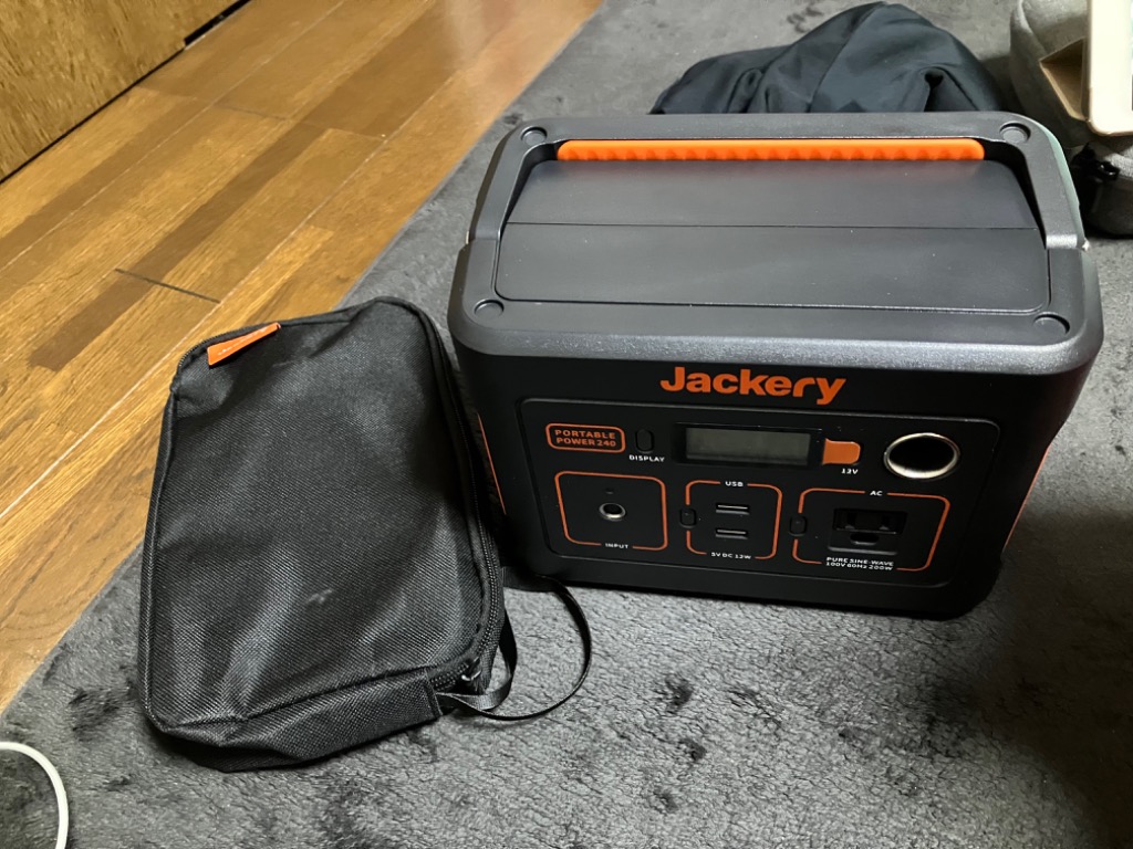 Jackery ポータブル電源 240 PTB021 定格出力200W 純正弦波