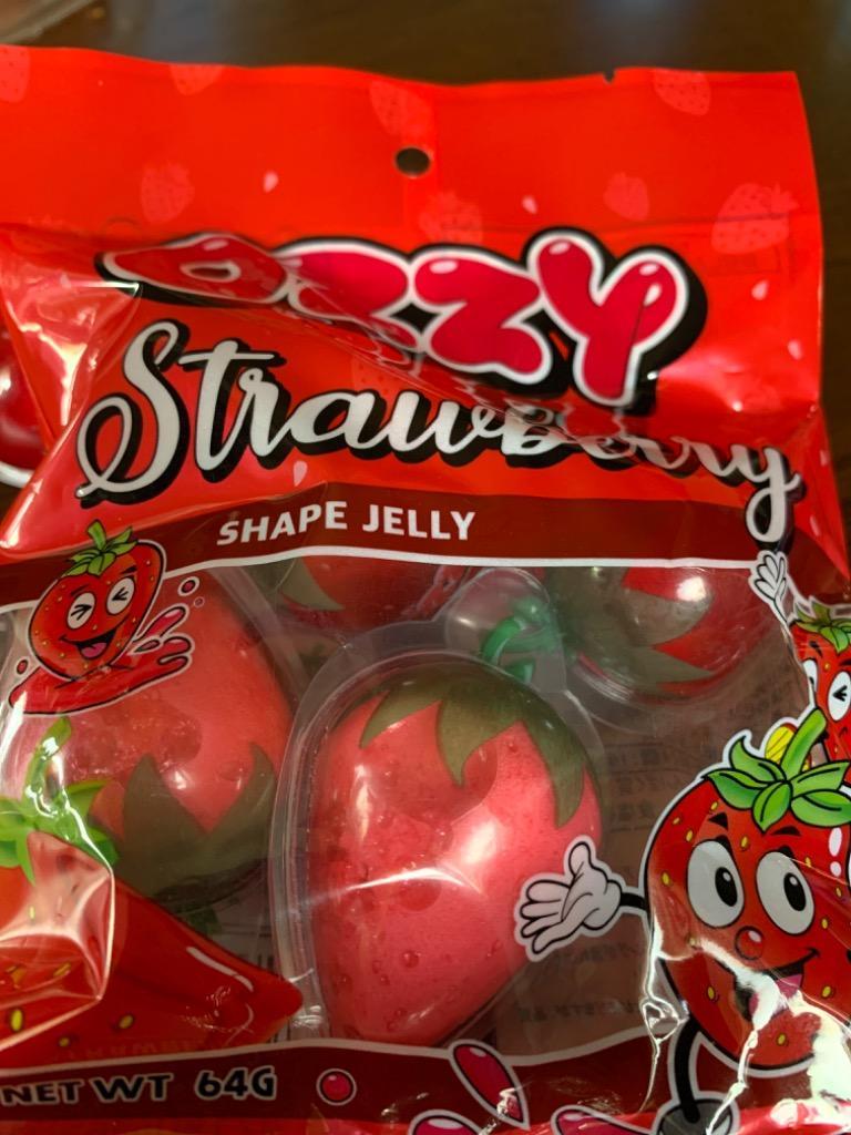 2袋セット OZZY いちごグミ 4個入り オージー ストロベリーゼリーグミ イチゴグミ Strawberry Jelly ASMR YouTube  苺グミ