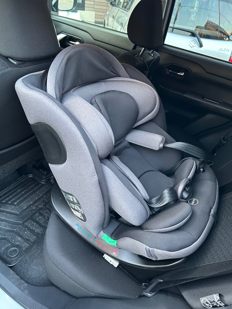 R129適合 チャイルドシート 新生児 ISOFIX 0歳〜12歳 360度回転式