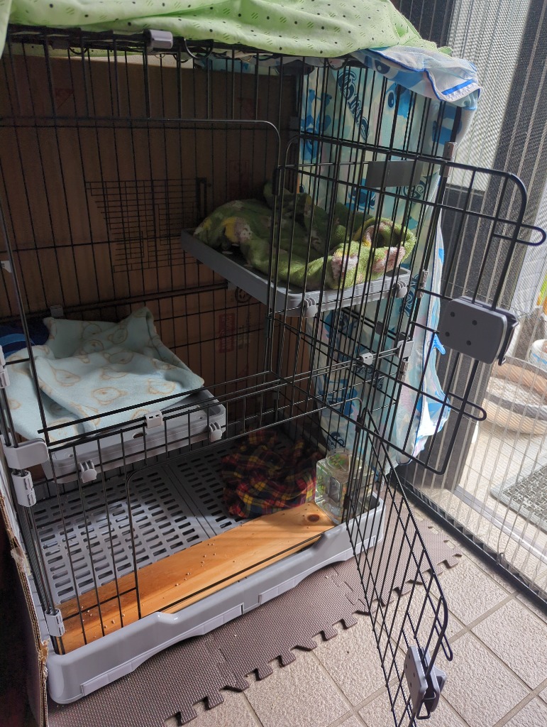 BTM 猫 ケージ キャットケージ ペットケージ キャスター付 猫