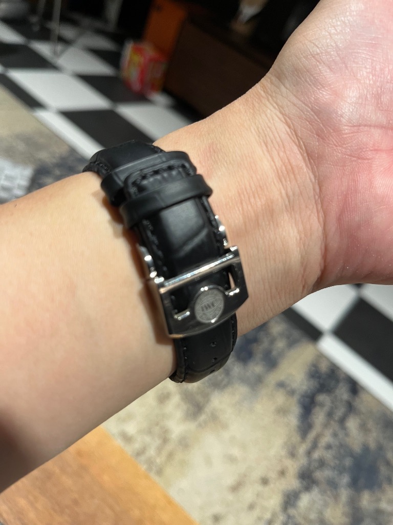 IWC ポルトギーゼ 用 ベルト 20mm 21mm 22mm 非 純正 本革 クロコ 型
