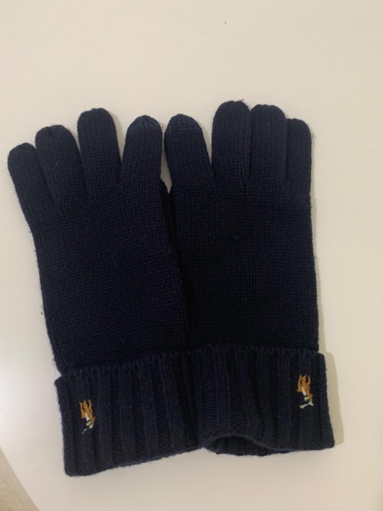 ゆうパケット可） ポロ ラルフローレン 手袋 メンズ レディース シグネチャー メリノ タッチ グローブ POLO RALPH LAUREN  PC0494 ブラック 黒 紺 :2123-1245:マスク・スニーカーならZ-CRAFT - 通販 - Yahoo!ショッピング