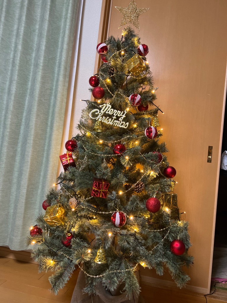 北欧風なおしゃれツリー⭐️新品 150cm クリスマスツリー オーナメント付き z-craft_7760-0003
