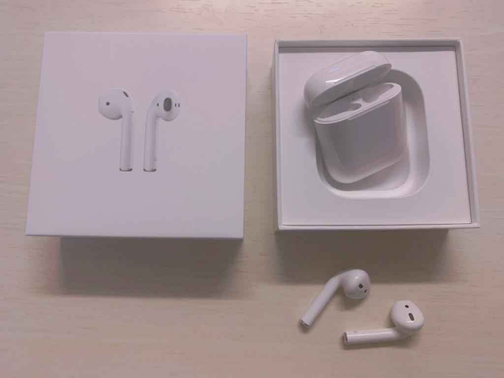 訳アリ・apple保証サポート登録済】AirPods II with Charging Case