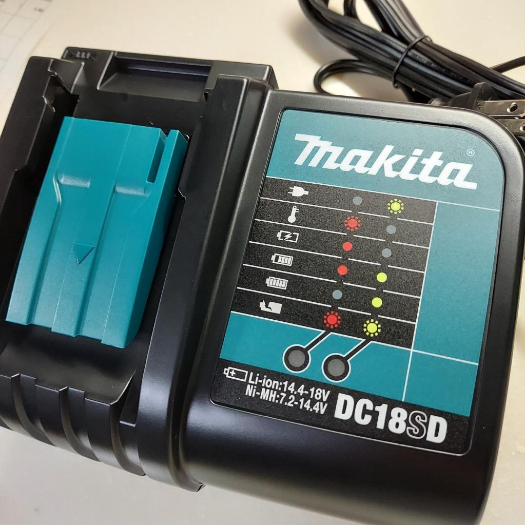マキタ 充電器 純正 DC18SD 静音 7.2〜18V スライド式バッテリー専用 