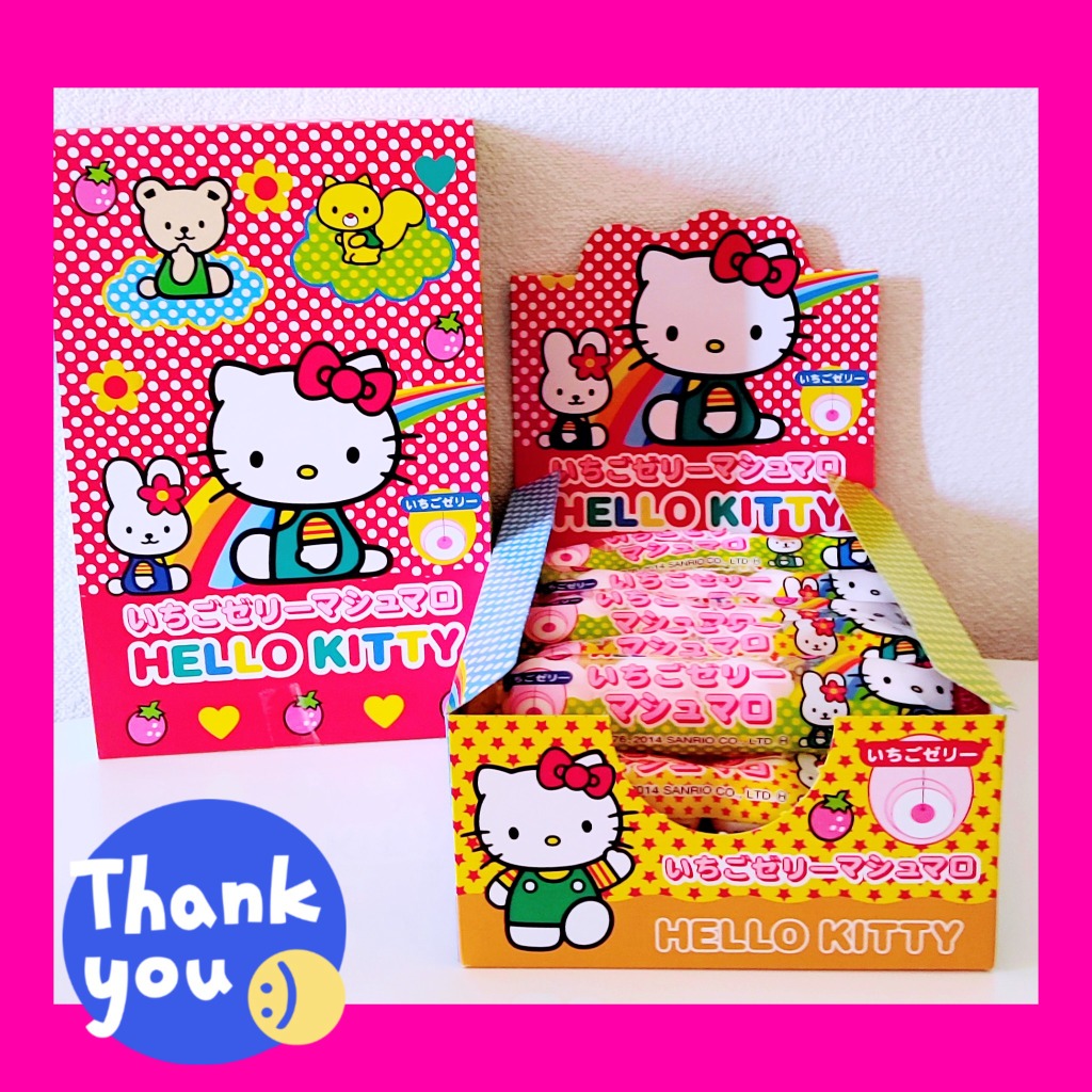 ハローキティイチゴゼリーマシュマロ 【定価30円】20個入 1BOX