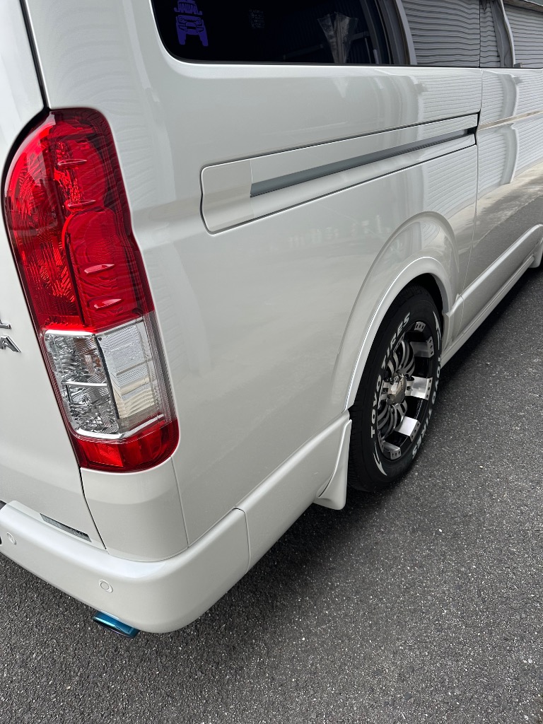 ハイエース オーバーフェンダー 車検 対応 ダウンルック 構造 ハイエース オーバーフェンダー 車検 対応 ダウンルック 構造