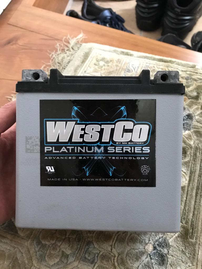 WCP14 PLATINUMシリーズ（AGMバッテリー）純正65948-00互換 WESTCO