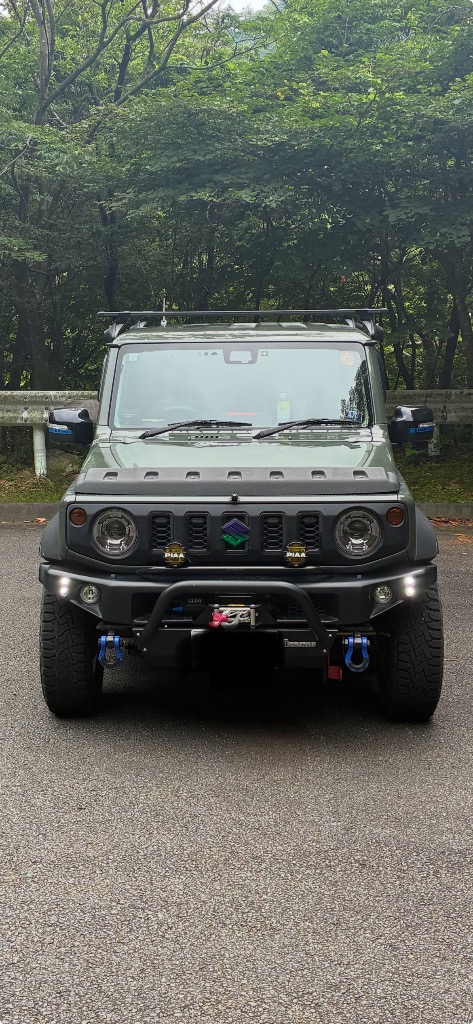 JB64/JB74ジムニー ヘッドライトカバー スモーク JB4 ジムニー / JB74 ジムニーシエラ / JC74W ジムニーノマド