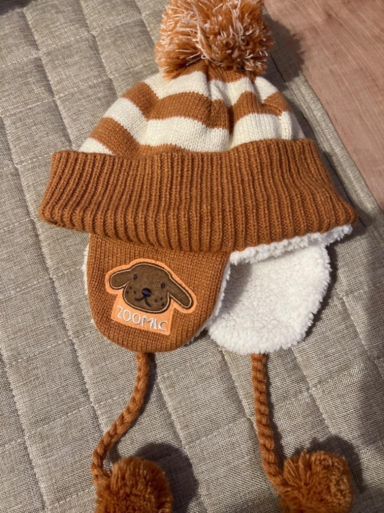 ZOOMIC ニットキャップ キッズ ニット帽 オシャレ 防寒 子供
