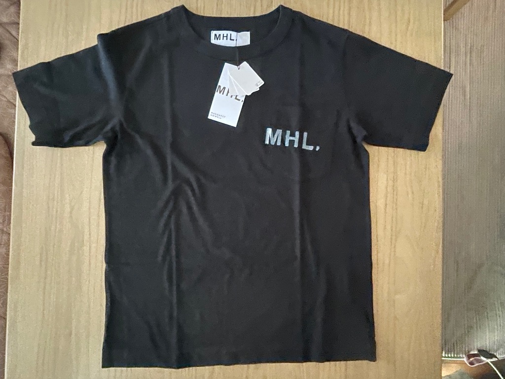 MHL.（エムエイチエル） tシャツ PRINTED COTTON JERSEY TOP メンズ