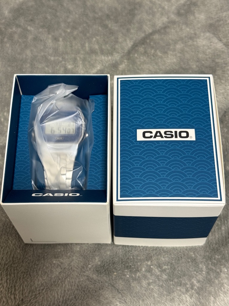 CASIO A159WEVJ-2JR CASIO CLASSIC カシオクラシック 青海波 メタル