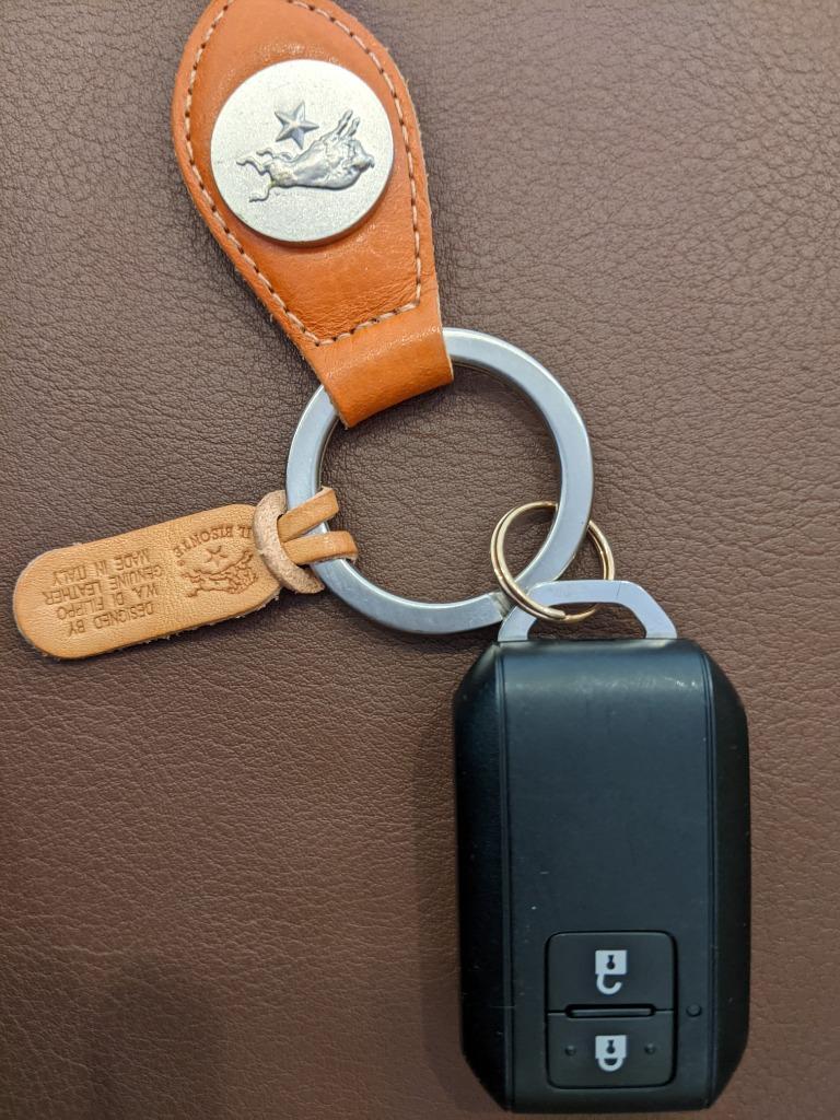 IL BISONTE キーホルダー / ORIGINAL LEATHER KEY HOLDER