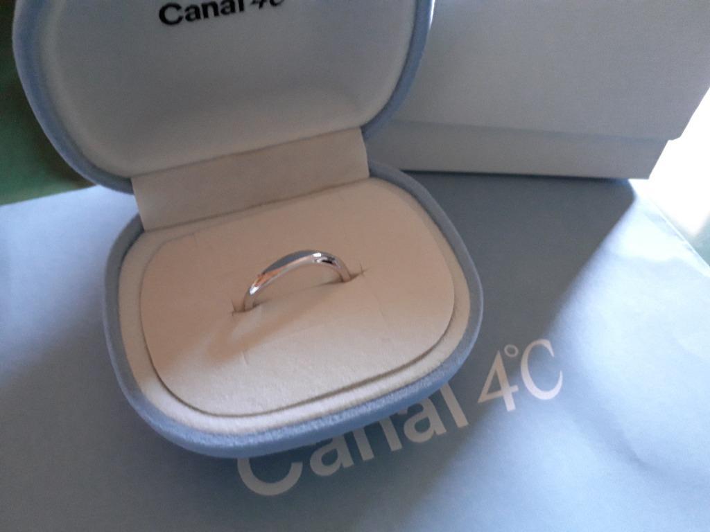すぐ届く【canal 4℃】シルバーペアリング*直営ギフト包装 スピード配送*カナル4℃*ペアリング*クロスライン*ギフト包装 (4