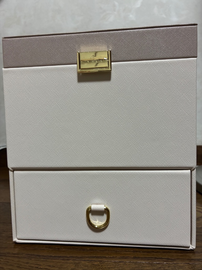 Francfranc（フランフラン） 収納 バイカラー コスメボックス ベージュ