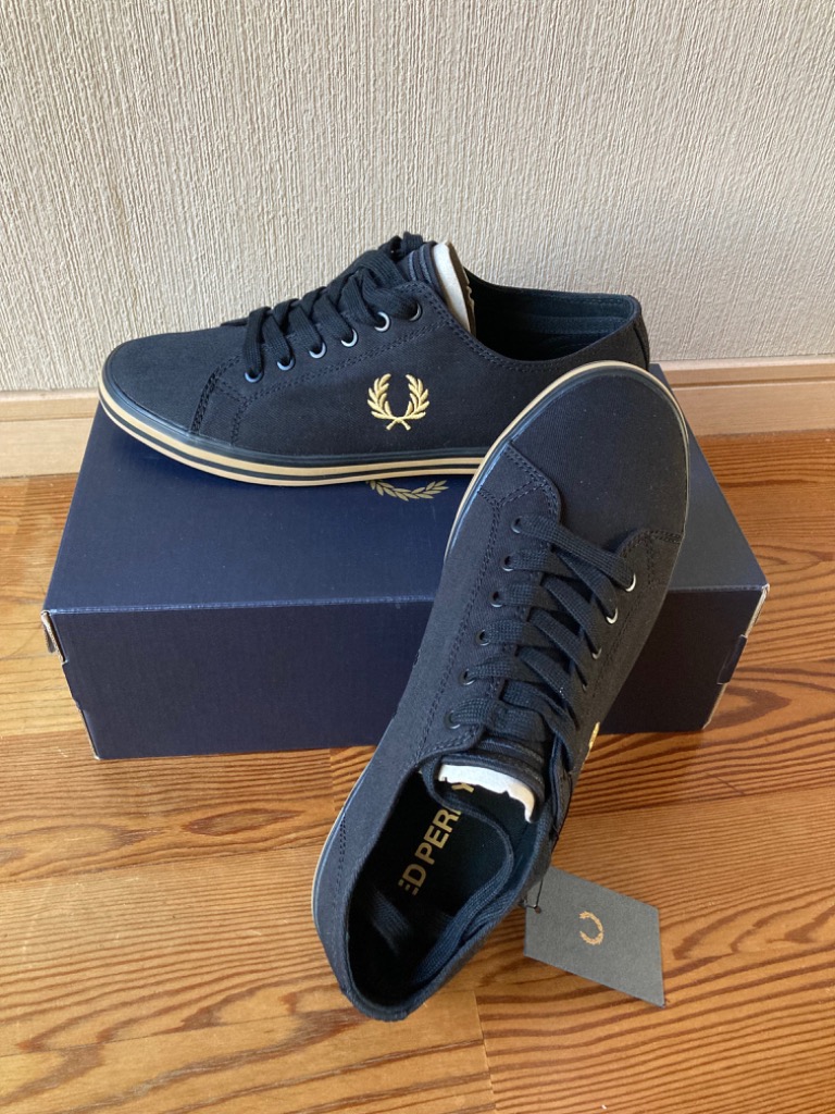 スニーカー FRED PERRY フレッドペリー B7259 KINGSTONTWILL 157 BLACK