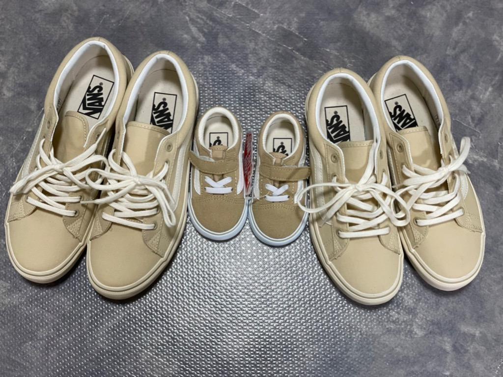 キッズ スニーカー VANS ヴァンズ V36BABY OLD SKOOL(12-14) BEIGE