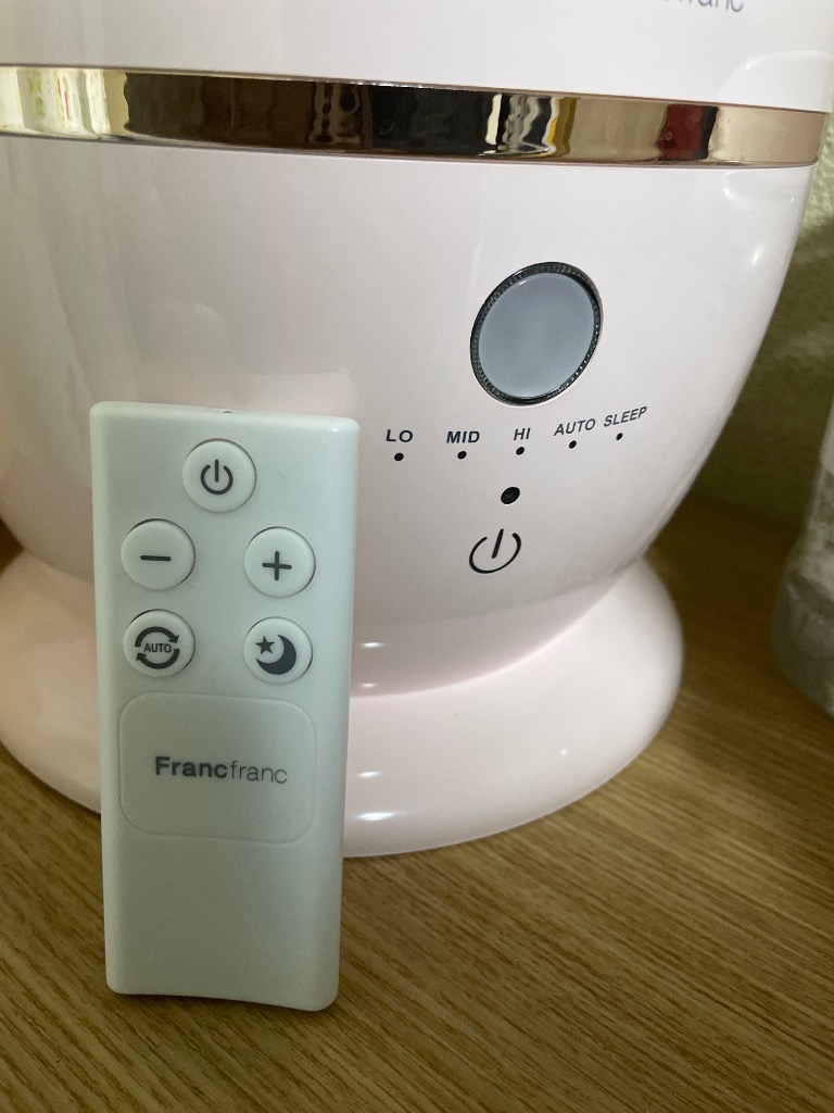 Francfranc シレーヌ 超音波式2WAY加湿器 ピンク : ZOZOTOWN