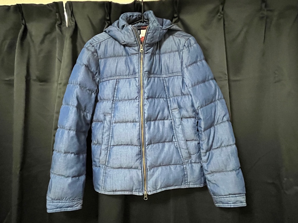 【canal deux Luxe】デニムダウンブルゾン MONSIEUR NICOLE ダウンジャケット ダウン 「canal deux Luxe