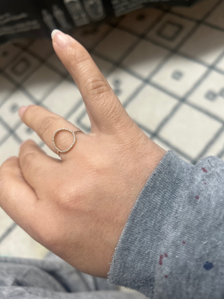 cui-cui 指輪 リング ダイヤモンド オーバル | K10YG 「世界最小