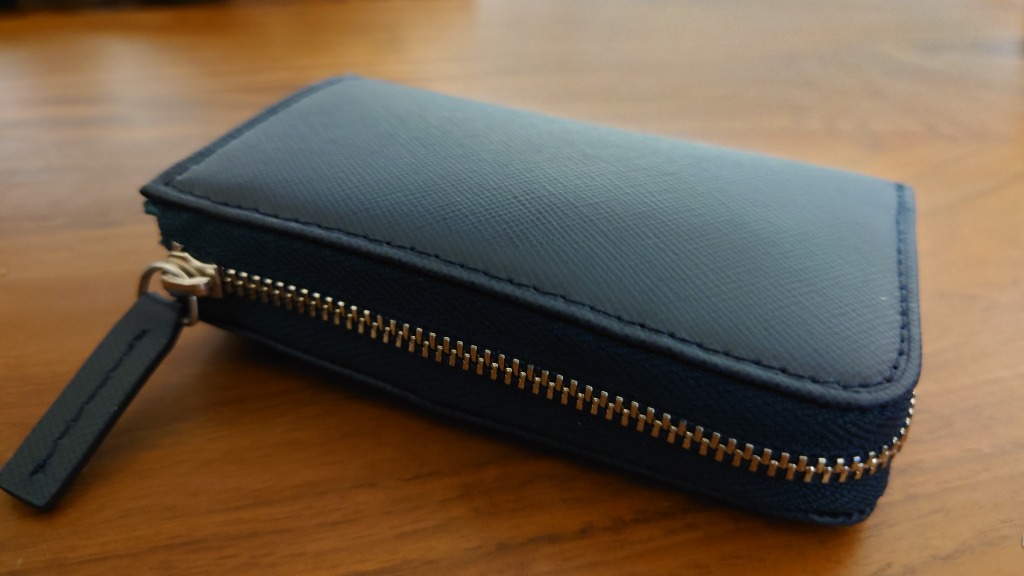 WEB限定】SHIPS: 【SAFFIANO LEATHER】 2トーン キーケース
