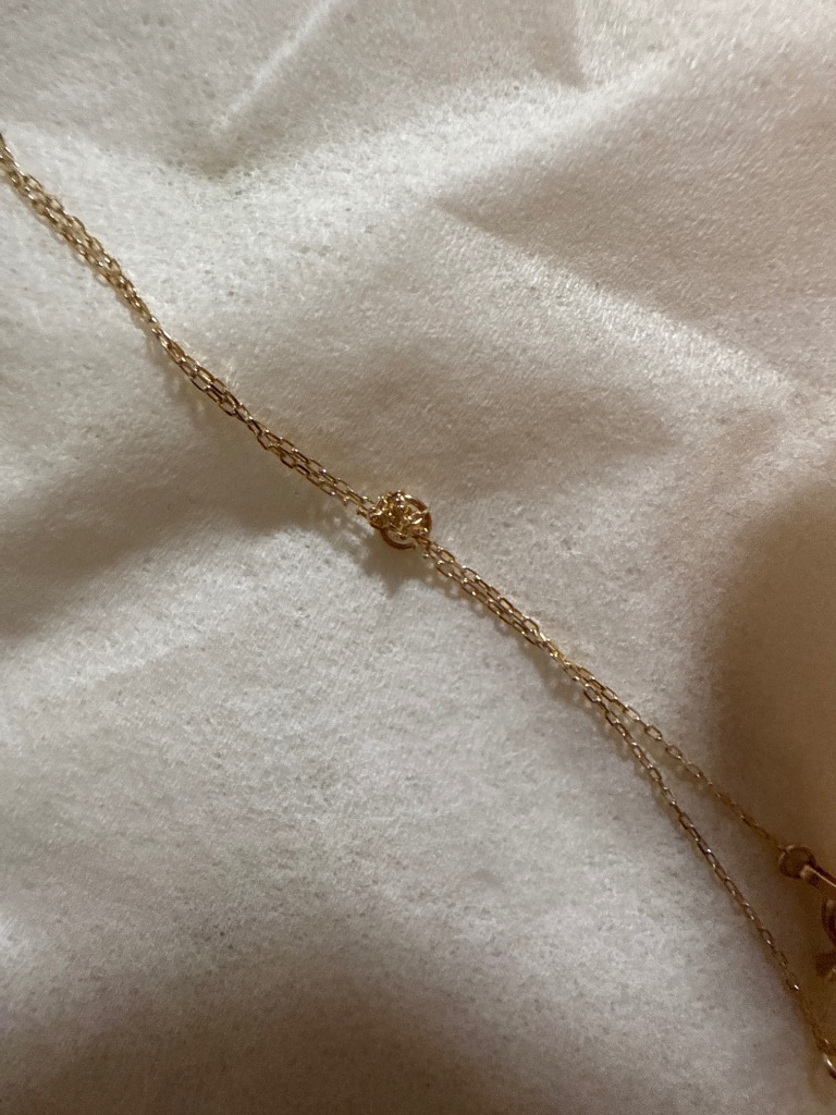 ESTELLE ネックレス K10 イエローゴールド モルガナイト ESTELLE