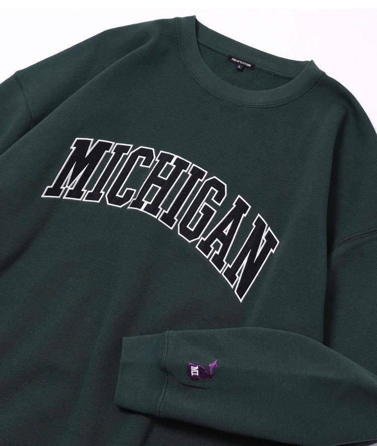 スウェット WEB限定 ビッグシルエット 刺繍カレッジロゴ クルーネックスウェット/MICHIGAN :59745099:ZOZOTOWN  Yahoo!店 - 通販 - Yahoo!ショッピング